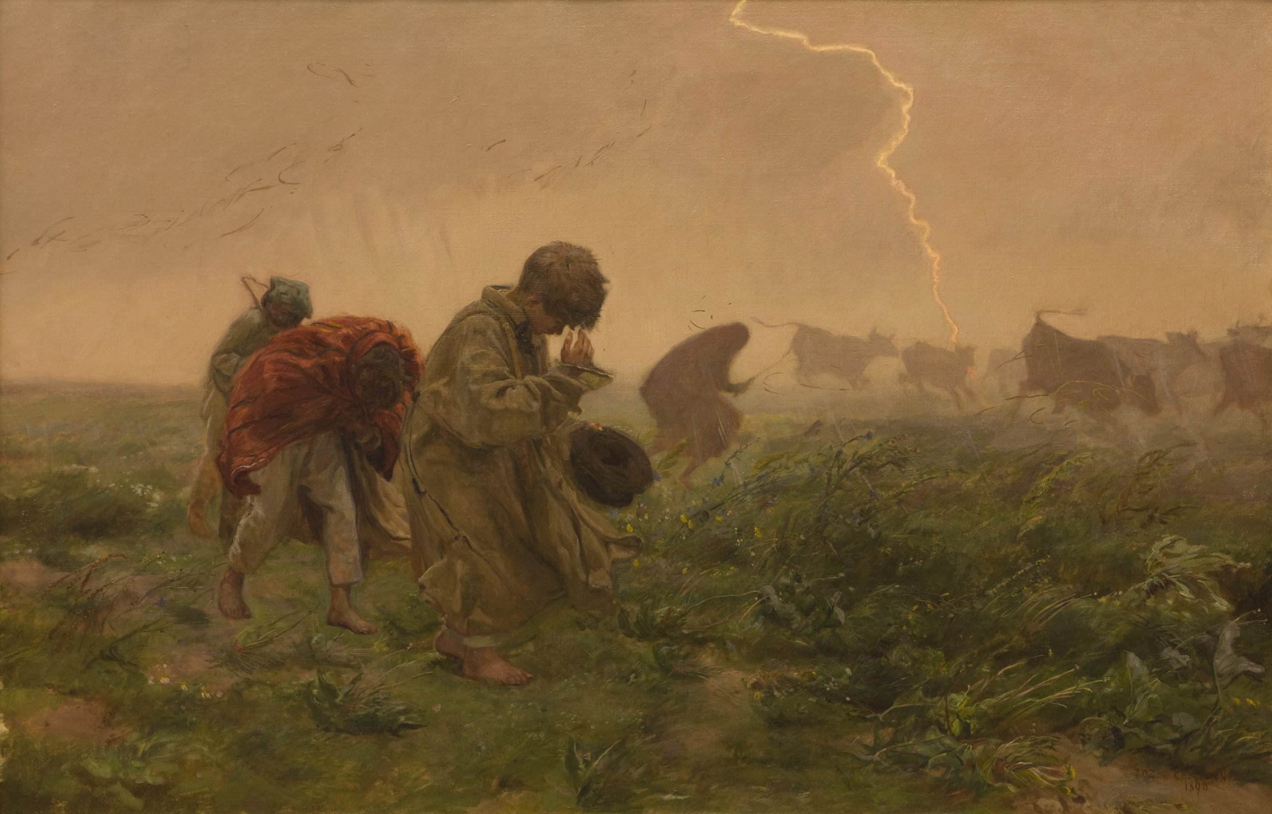 Inspiracja: Józef Chełmoński – Burza
